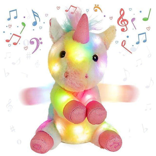 מנורת לילה חד קרן מוזיקלי - TevelToys