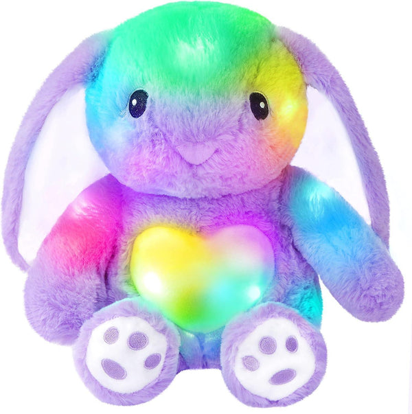 מנורת לילה השפן הסגול - TevelToys
